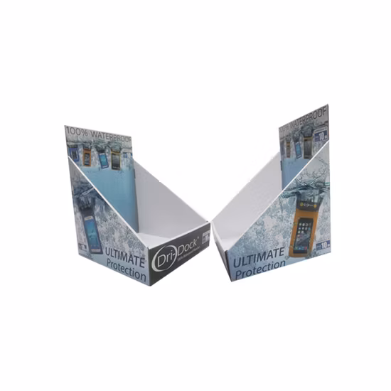 Mesa de papelão OEM Display de contador PDQ para cosméticos de maquiagem