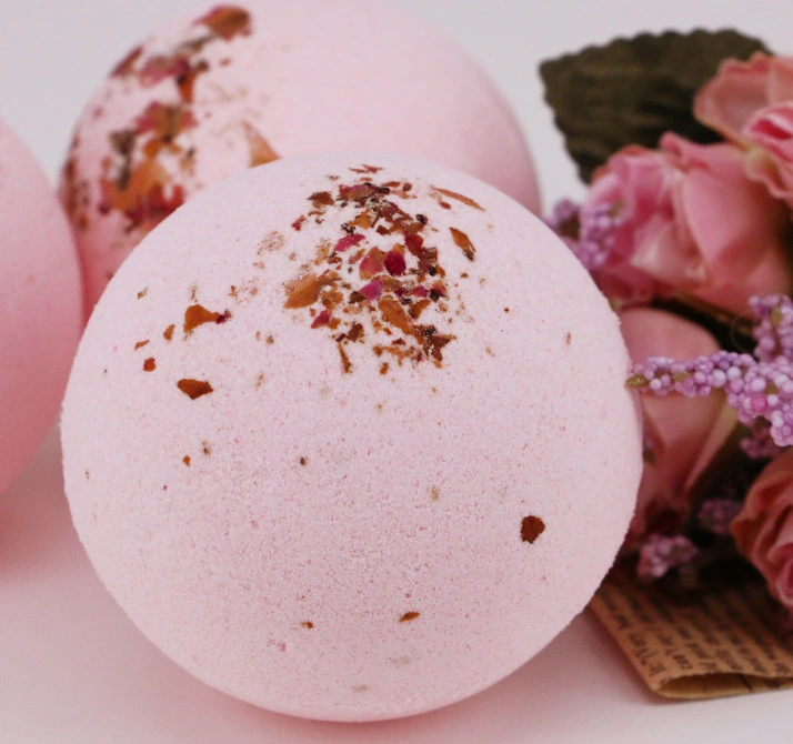 Best Selling New Design OEM Factory Fragrance Bath Bomb Packaging Relaxing Color Mixtur