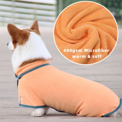 Super toalha de banho para cachorro roupão de banho de microfibra para cachorro roupão de banho produto para animais de estimação