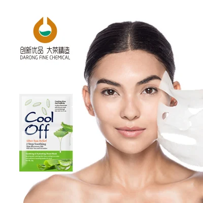 GMPC Factory OEM Reparador solar Máscara facial de hidratação profunda Aloe Vera Cuidados com a pele